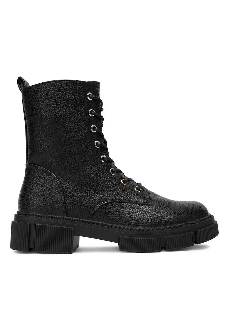 Pantofi dama,  material textil, negru,