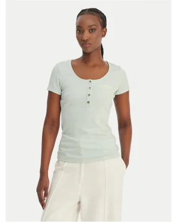 Tricou dama,  verde, viscoza/poliester/elastan