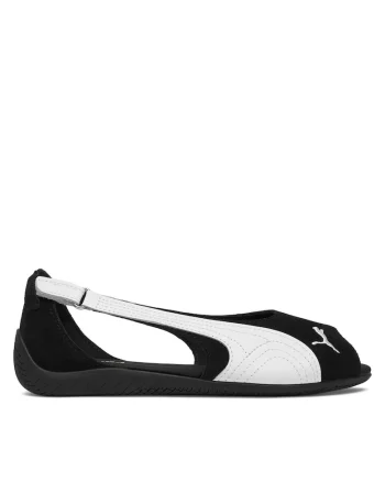 Balerini 404839,  Piele naturala, Negru/Alb