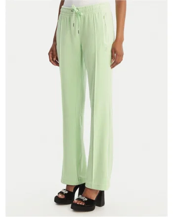 Pantaloni dama,  poliester, verde