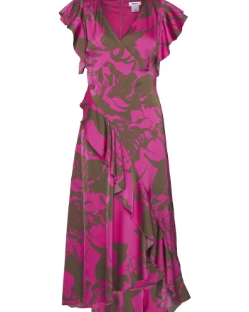 Rochie de vara,  poliester, roz