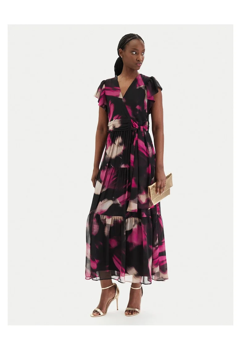 Rochie de cocktail,  neagra, poliester