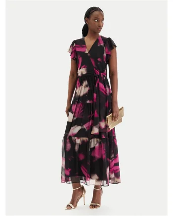 Rochie de cocktail,  neagra, poliester