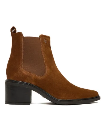 Botine  piele naturala, maronii