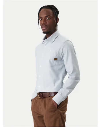 Camasa barbati,  slim fit, albastru, bumbac