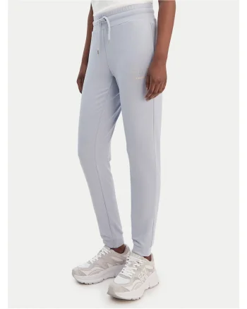 Pantaloni dama,  poliester, albastru deschis