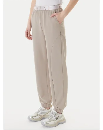 Pantaloni dama,  material poliester, bej