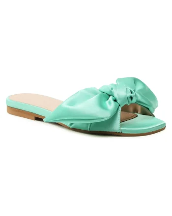 Papuci dama,  verde,