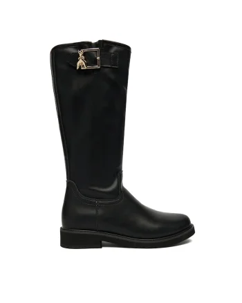 Cizme dama,  piele naturala, design elegant, Negru