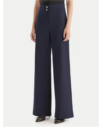 Pantaloni dama,  poliester, Bleumarin