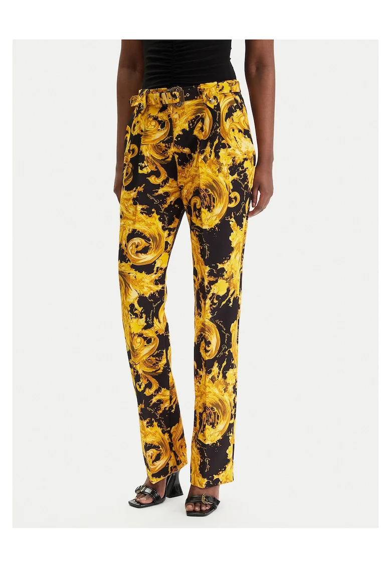 Pantaloni dama, Auriu/Negru