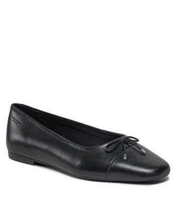 Balerini,  Piele naturala, Negru,