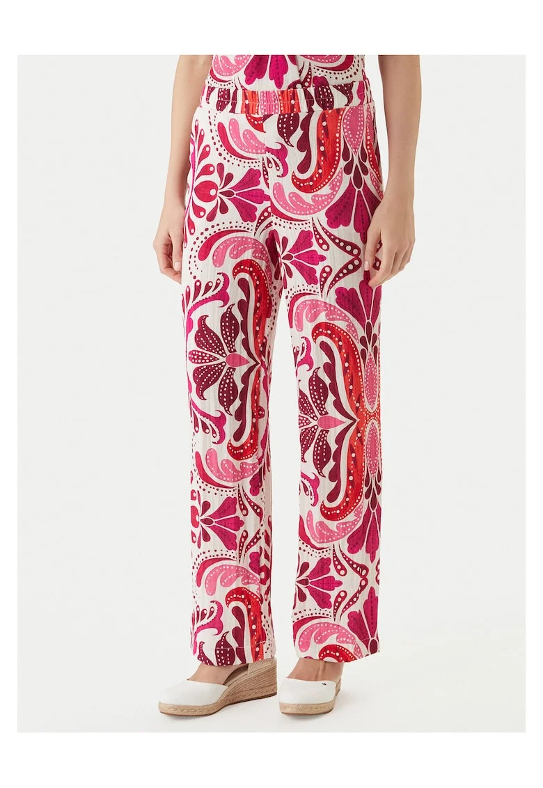 Pantaloni dama,  Viscoza, Roz