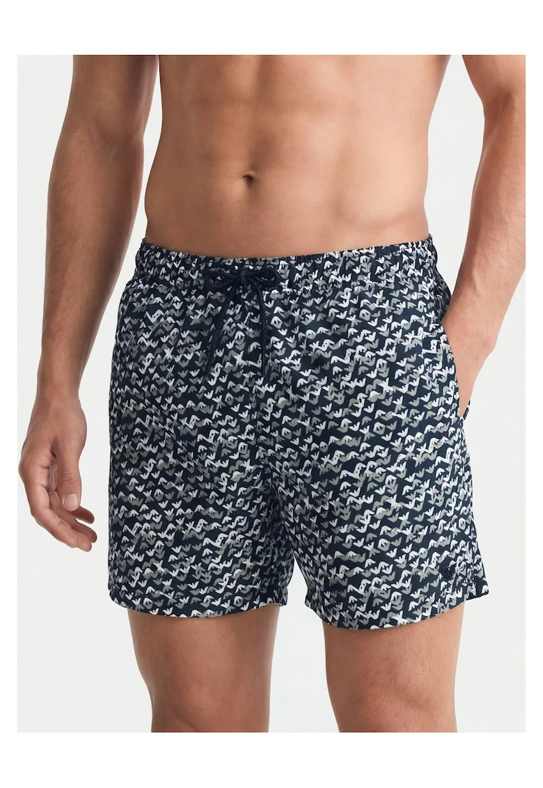 Sort de baie Barbati,  bleumarin, poliester,