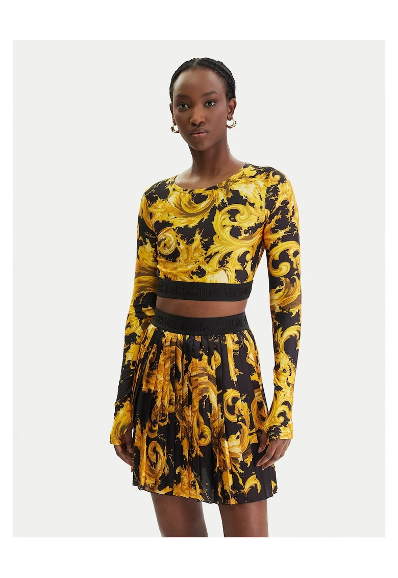 Bluza dama,  slim fit, negru, poliester