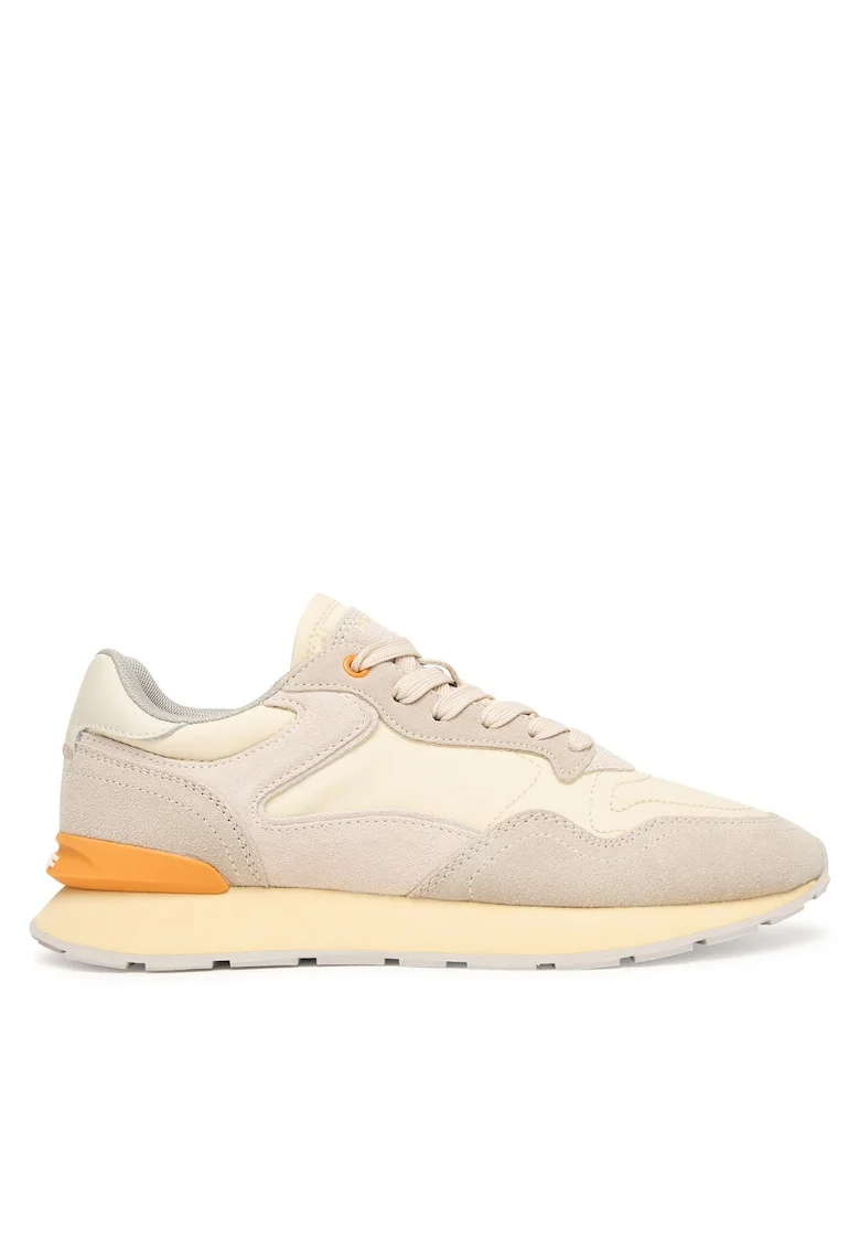 Tenisi barbati,  piele naturala, bej, design modern, confortabil