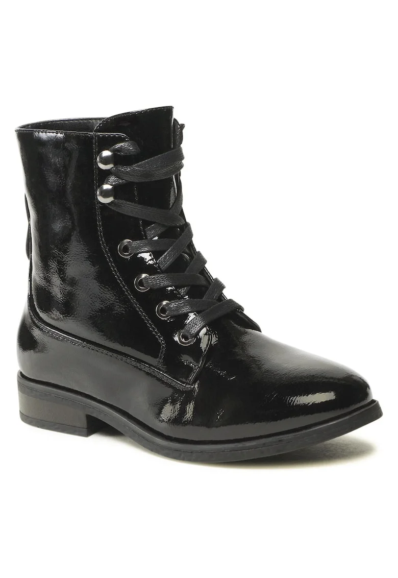Pantofi dama,  piele ecologica, negru, 37 EU,