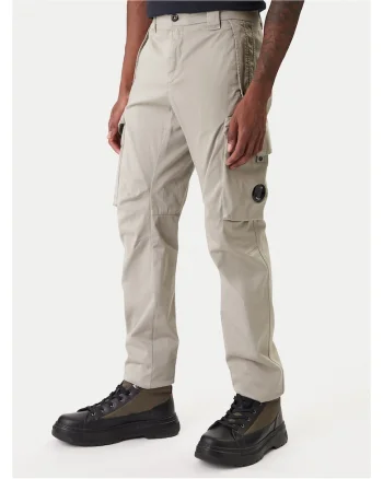 Pantaloni barbati,  bumbac/elastan, bej