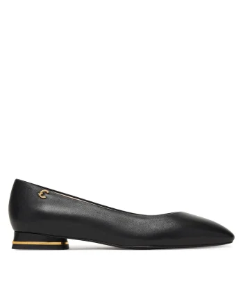 Balerini dama,  Piele naturala, Negru
