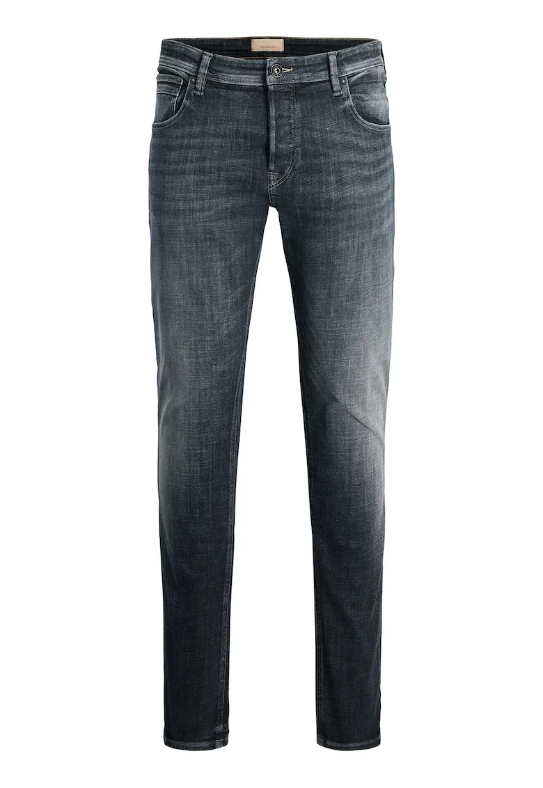 Blugi barbati, Jack Jones, gri, bumbac organic, Gri