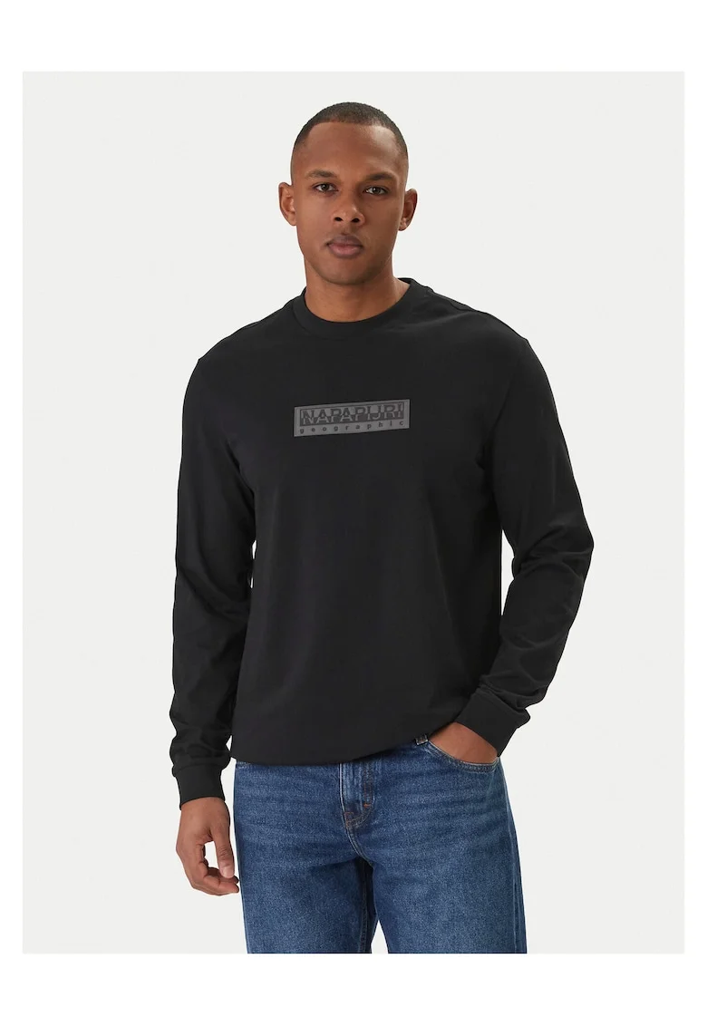Bluza barbati,  bumbac, Negru