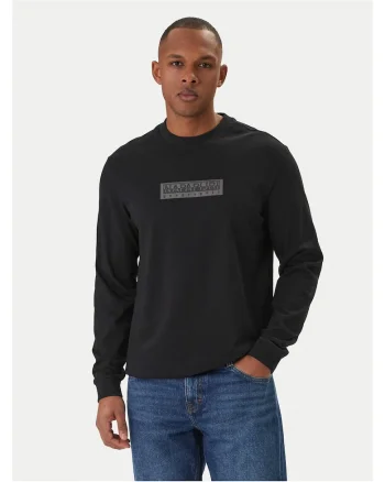 Bluza barbati,  bumbac, Negru
