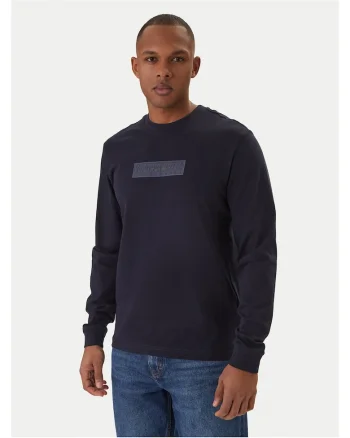 Bluza barbati,  bumbac, Bleumarin