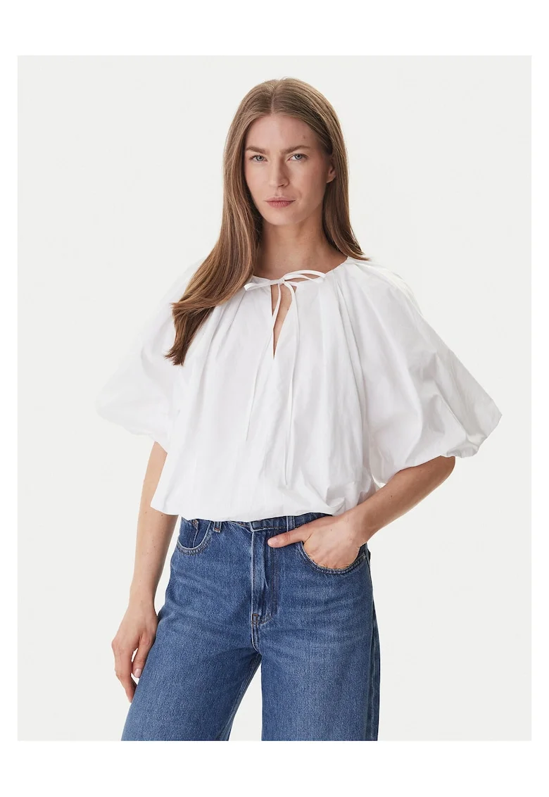 Bluza dama,  bumbac 100%, alb
