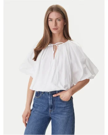 Bluza dama,  bumbac 100%, alb