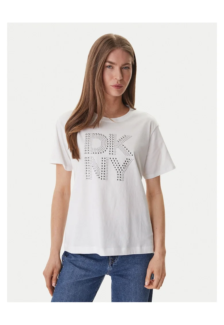 Tricou dama,  bumbac, alb