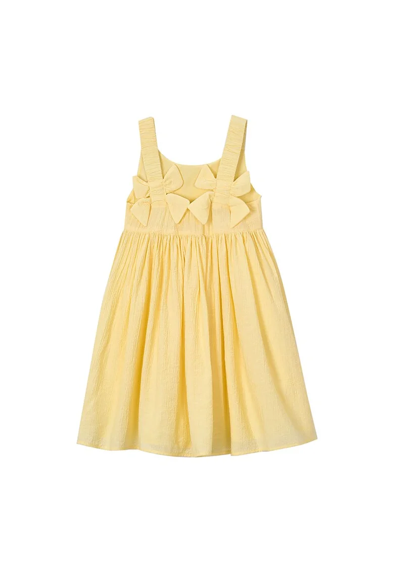 Rochie de vara,  galben, vascoza, captuseala 100% bumbac