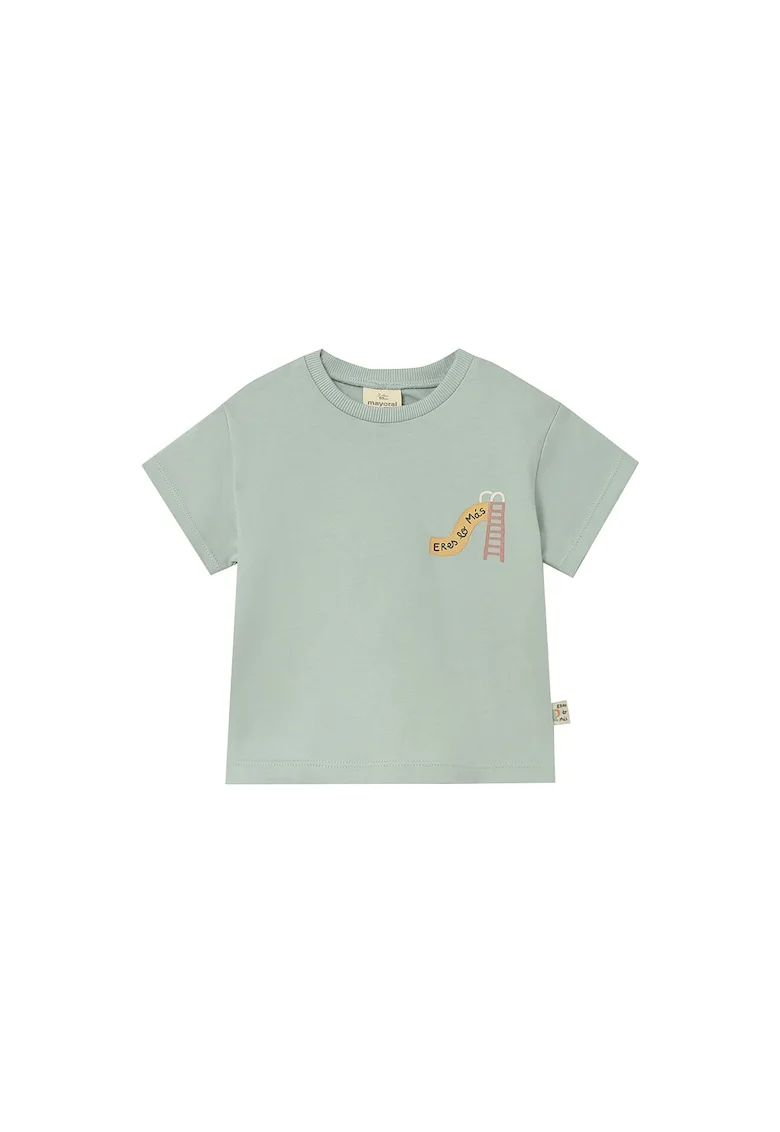 Tricou  bumbac, verde pentru copii, Verde