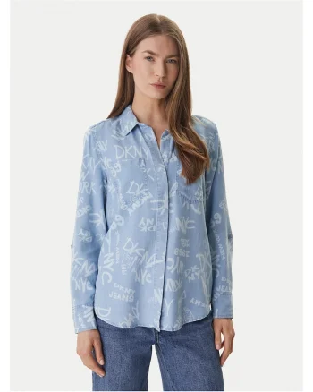 Camasa dama,  albastru deschis, 100% Tencel