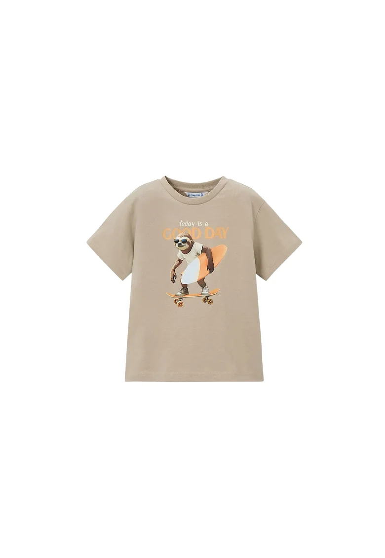 Tricou copii,  bumbac 100%, bej