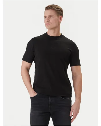 Tricou Barbati,  Negru, 95% bumbac, 5% elastan,