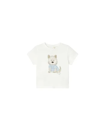 Tricou  din bumbac 100%, alb, Alb