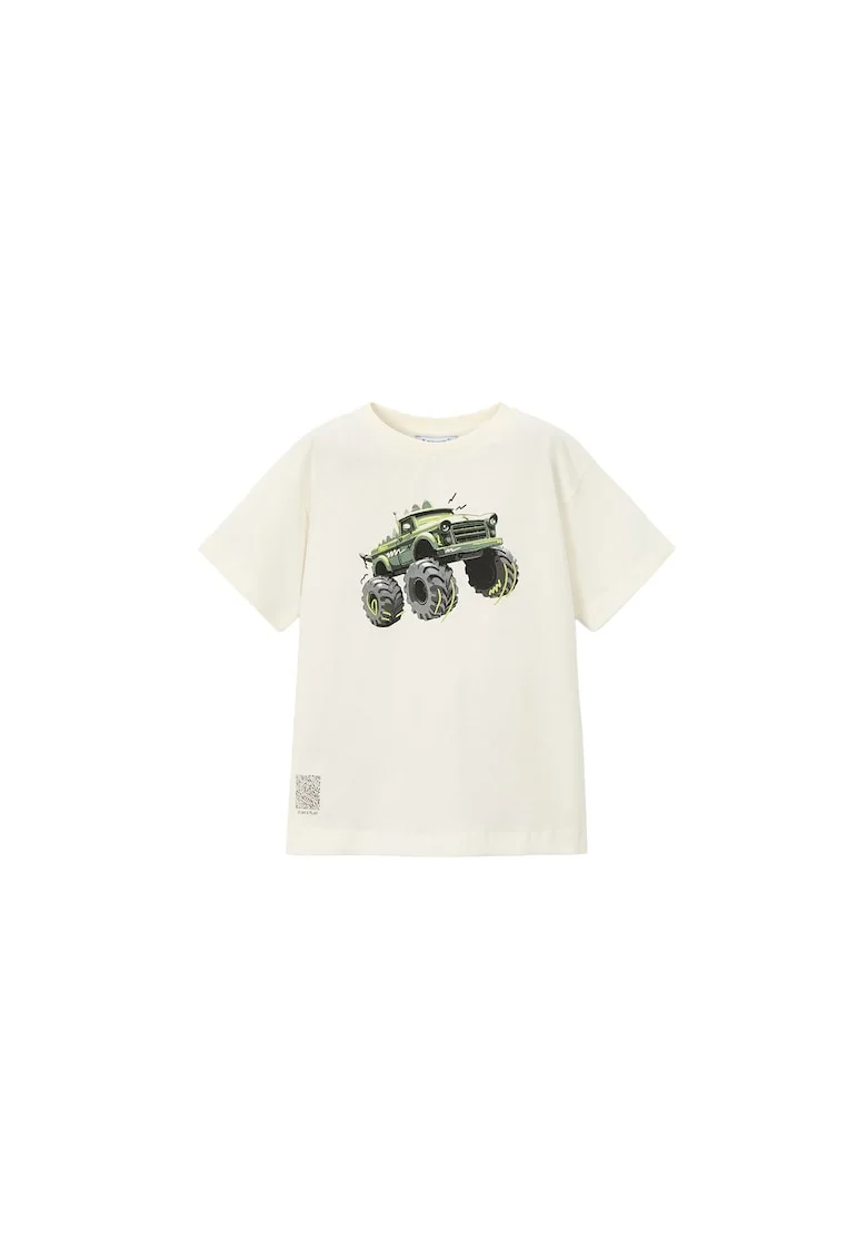 Tricou copii,  Alb, din bumbac