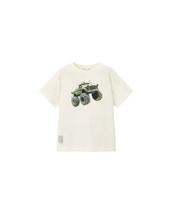 Tricou copii,  Alb, din bumbac