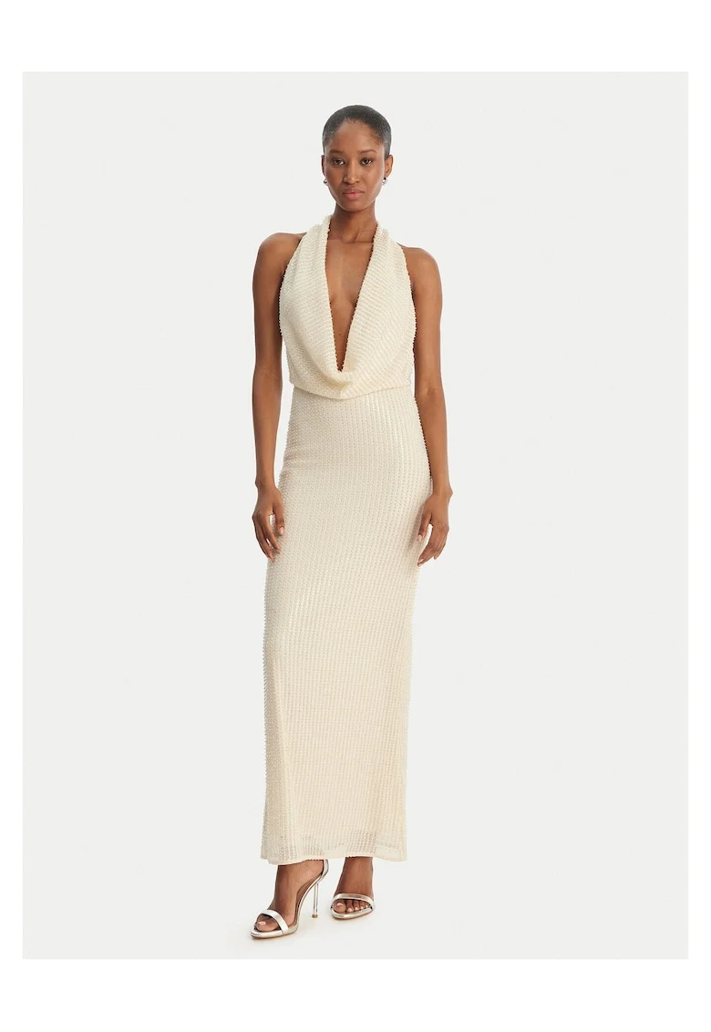 Rochie de seara,  bej, poliester