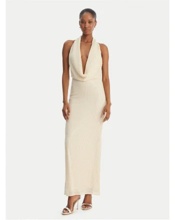 Rochie de seara,  bej, poliester
