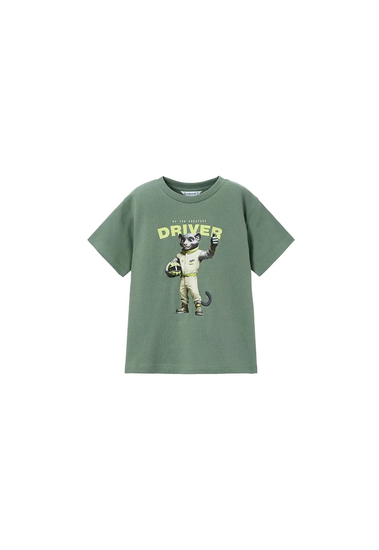 Tricou copii,  bumbac 100%, verde