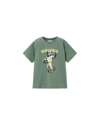 Tricou copii,  bumbac 100%, verde