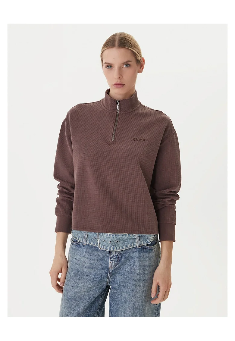 Bluza dama,  35% lyocell, 33% bumbac, maro
