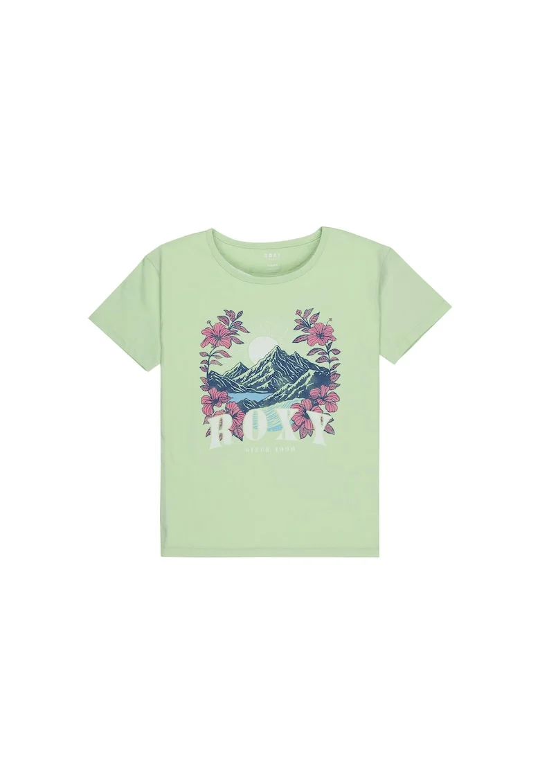 Tricou copii,  bumbac organic, verde