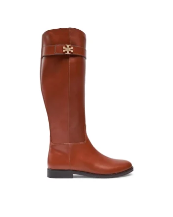 Cizme dama,  piele naturala, maro, fermoar,