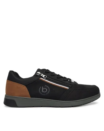 Pantofi barbati,  piele naturala, fermoar, negru