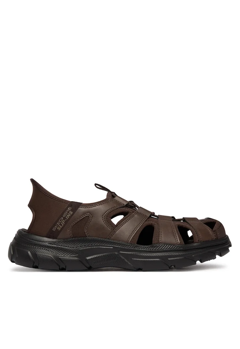 Sandale barbat,  piele naturala, maro