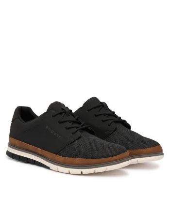 Pantofi barbatesti,  material textil, maro