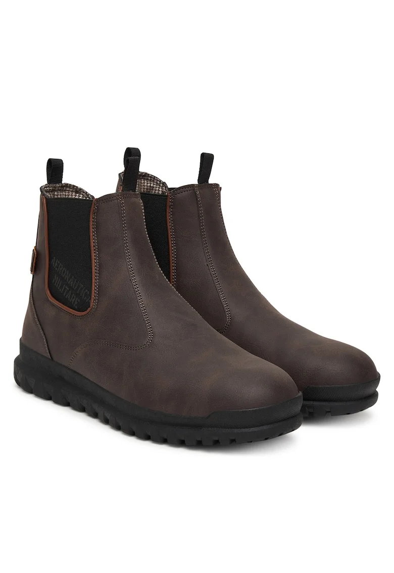 Ghete barbati,  piele ecologica, maro,