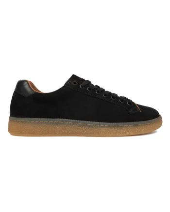 Tenisi barbati,  piele naturala, culoare negru